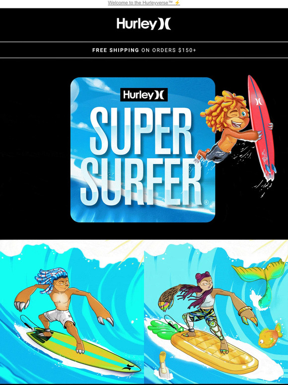 Super Surfer is here! Surf the Hurleyverse™️ with agility and speed on