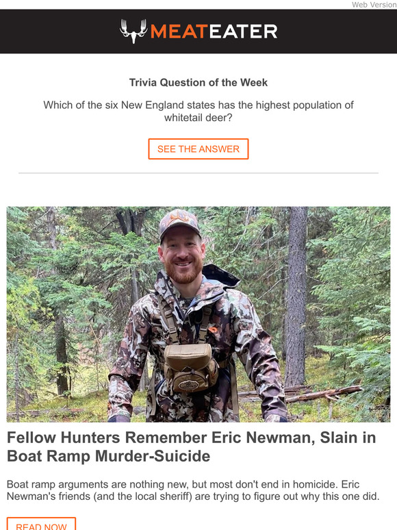 MeatEater Hunter Murdered at Boat Ramp Milled