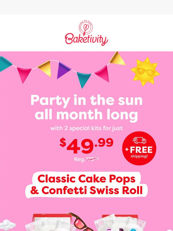 ☀️ Deal of the Month for your parties in the sun!