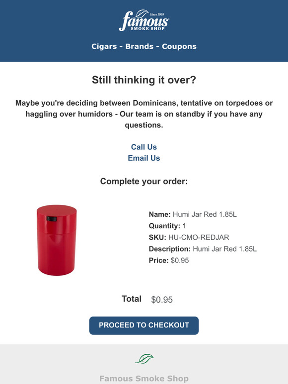 Famous Smoke Shop Still thinking it over? Milled