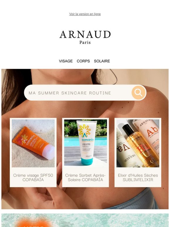 🌞 Ma summer skincare routine Arnaud Paris