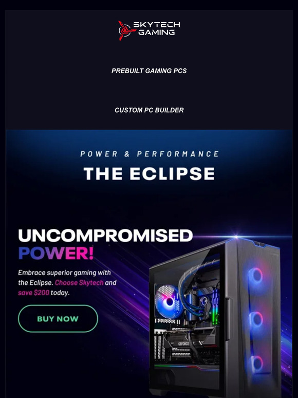 Skytech Gaming Save on powerful specifications with Skytech Gaming's