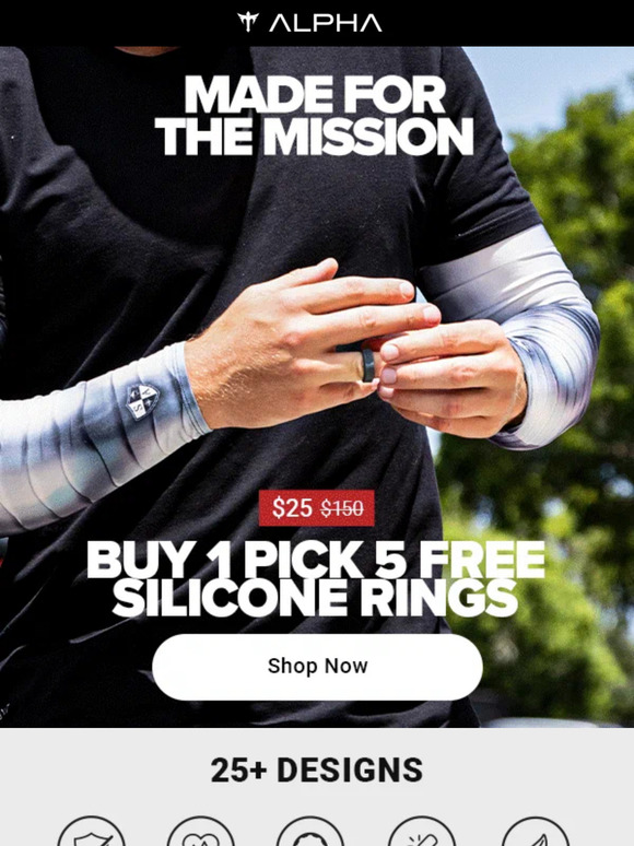 Silicone Rings Made For The Mission