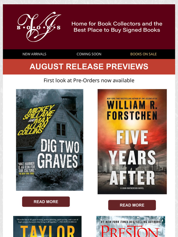 New This Month: RL Stine, Preston & Child, & more!