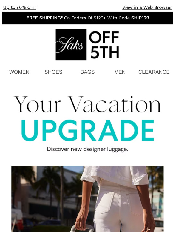 SAKS FIFTH AVENUE OUTLET WOMEN'S DESIGNER CLOTHING save up to 70% off 