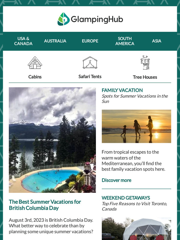 The Best Summer Vacations for British Columbia Day