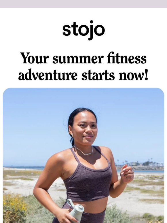 Get fit, get hydrated, get Stojo!
