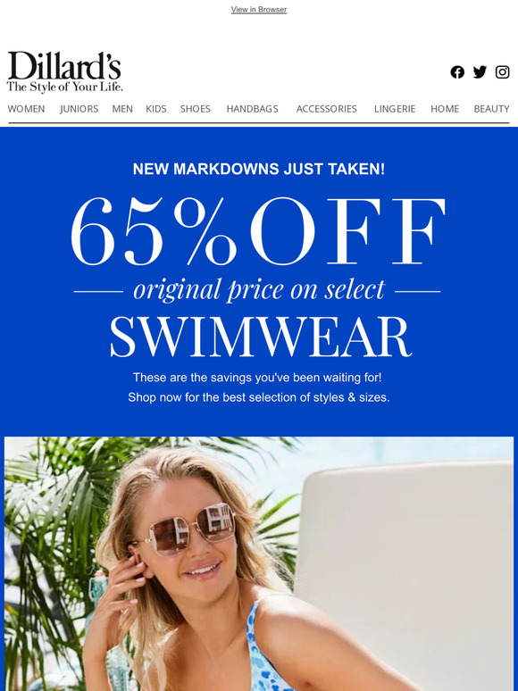 65% Off Select Swim: New Markdowns Just Taken!