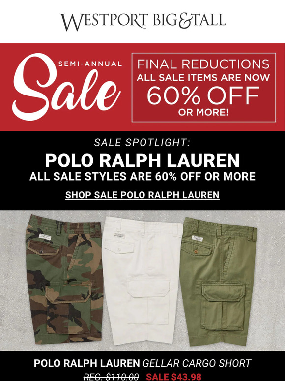 Shop Polo Ralph Lauren at 60% OFF!