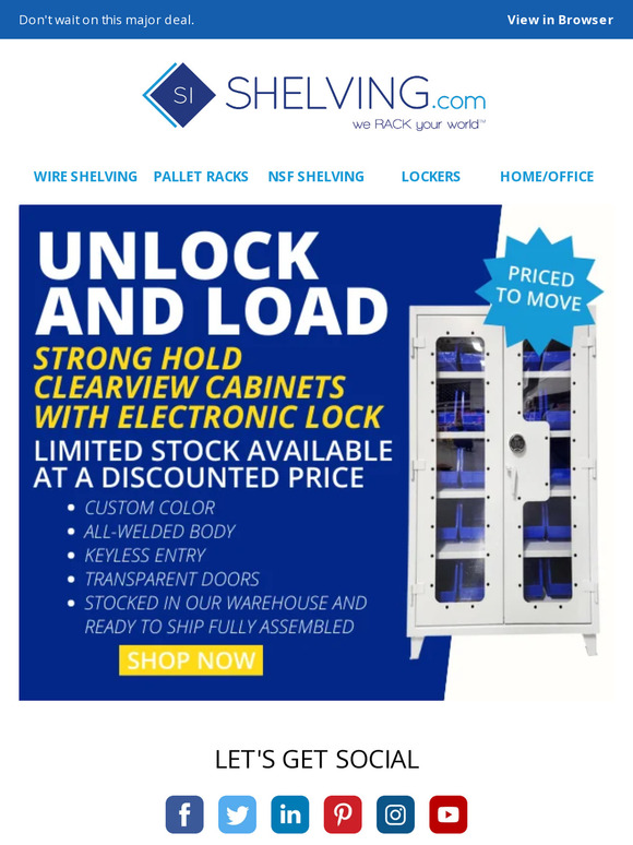 These NEW Strong Hold Cabinets Are Priced To Move