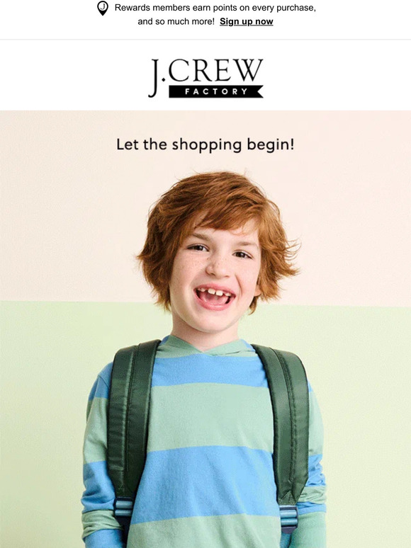 J.Crew Factory Your fortune says flash sale Milled
