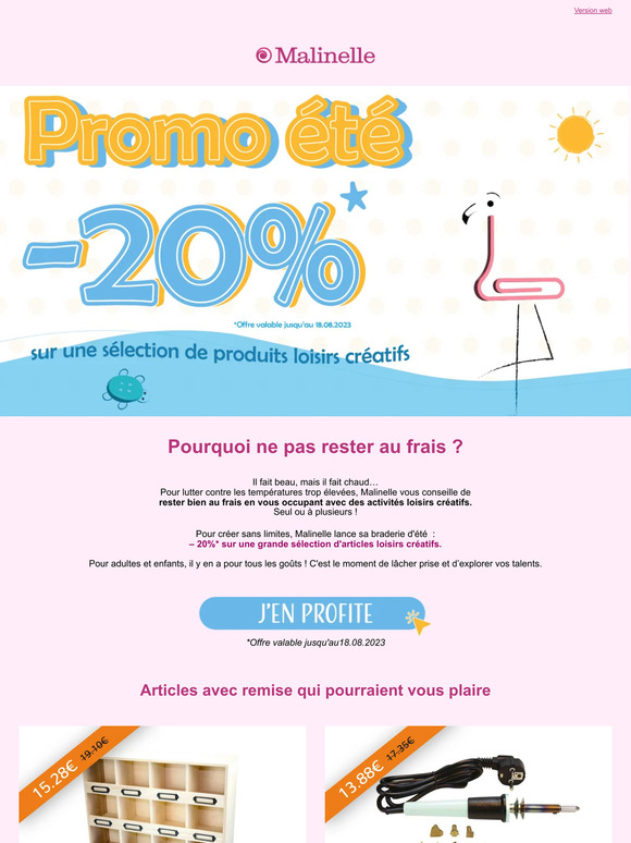 Les loisirs créatifs à moindre prix !