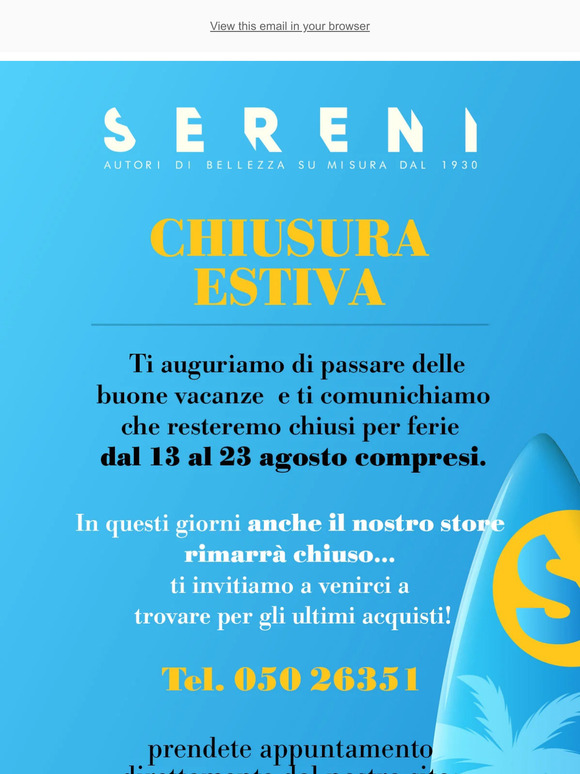 Sereni Hair va vacanza! 🏄