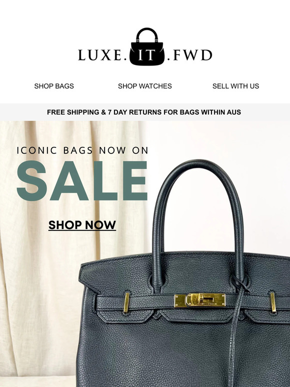 Iconic Bags Now On Sale 👜