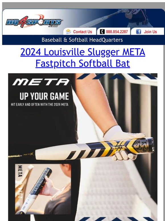 BAT LAUNCH! 2024 Louisville Slugger META Fastpitch Softball Bat is Now Available! All Sizes In-Stock and Free 2nd Day Air ✈️