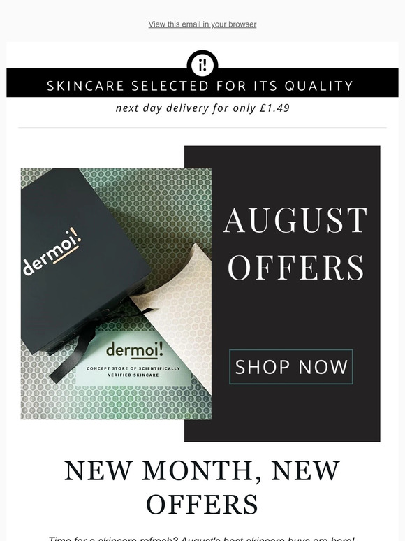 August's Best Skincare is Here 🥰