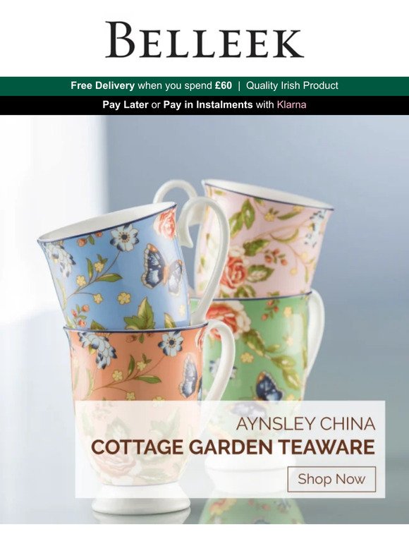 The Cottage Garden Teaware Collection 🌺🍃🫖