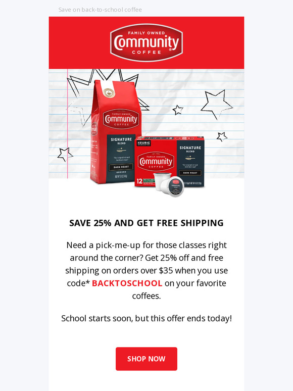 Sale ends today!