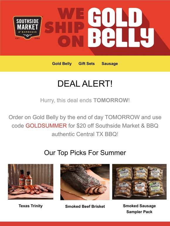 DEAL ALERT! 🚨 Gold Belly Summer Sale!