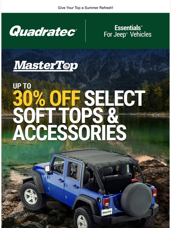 Quadratec The Perfect Soft Top for Every Adventure Milled