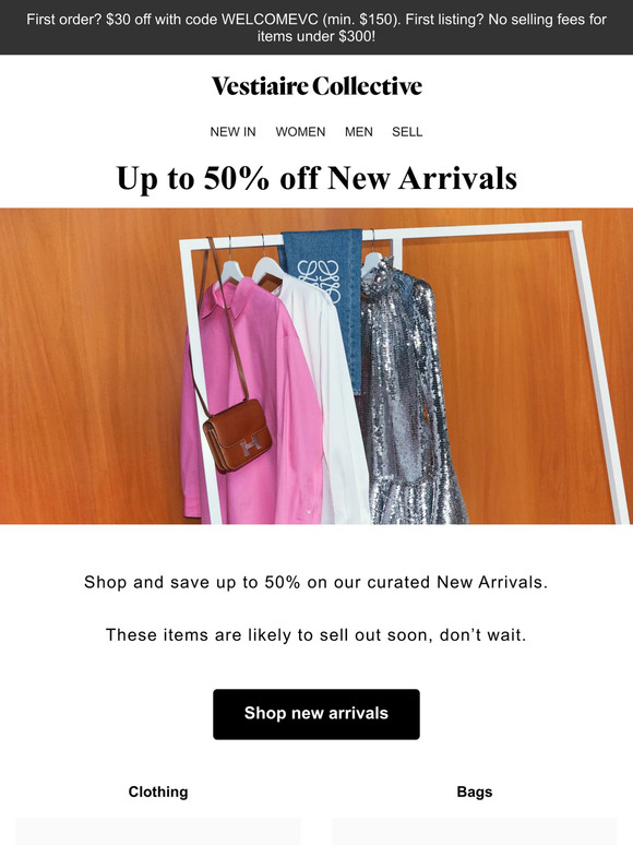 50% Off Vestiaire Collective Discounts, Oct 2023