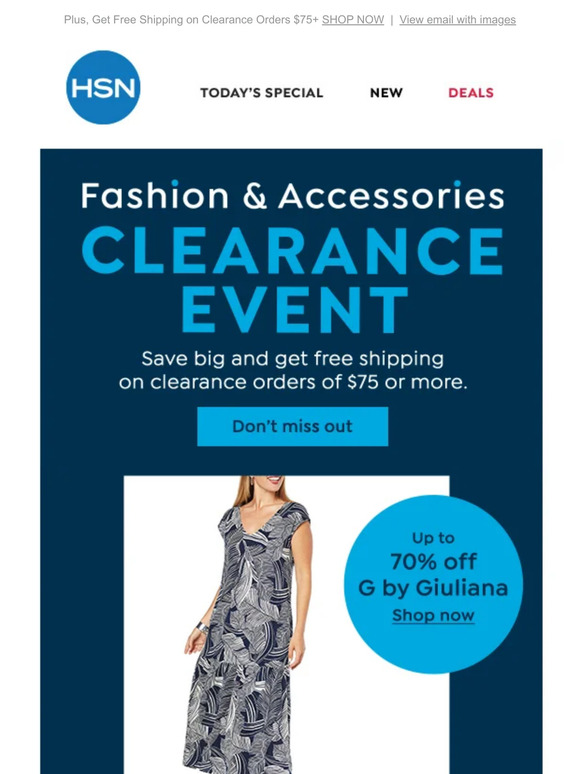 HSN Email Newsletters Shop Sales, Discounts, and Coupon Codes