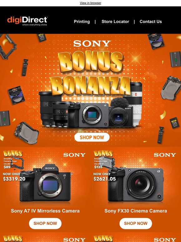 Save on these everyday deals + score bonuses from Sony & OM System!