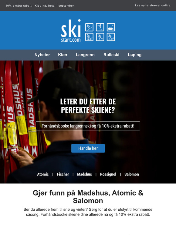 Forhåndsboke langrennski