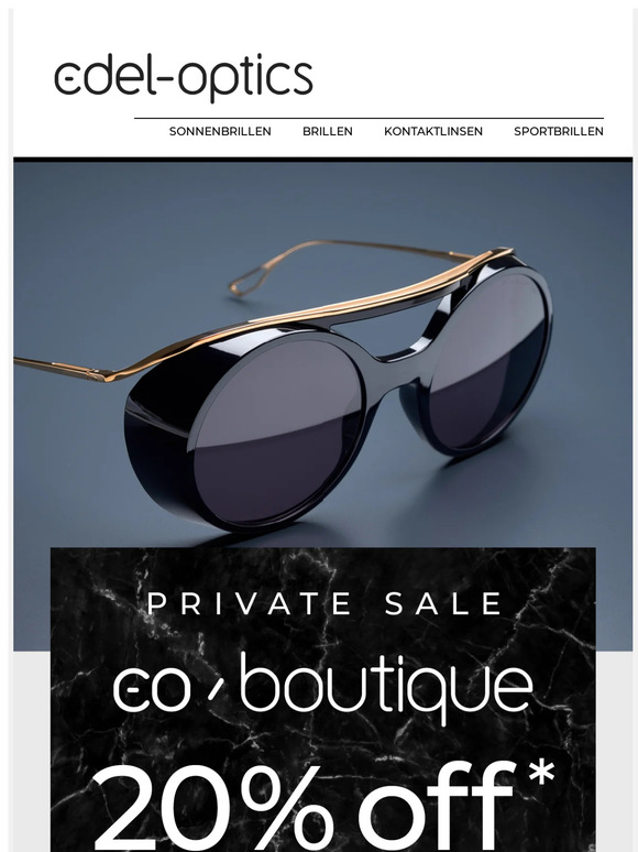 -20% TOM FORD, DITA,BALMAIN, PORSCHE DESIGN...