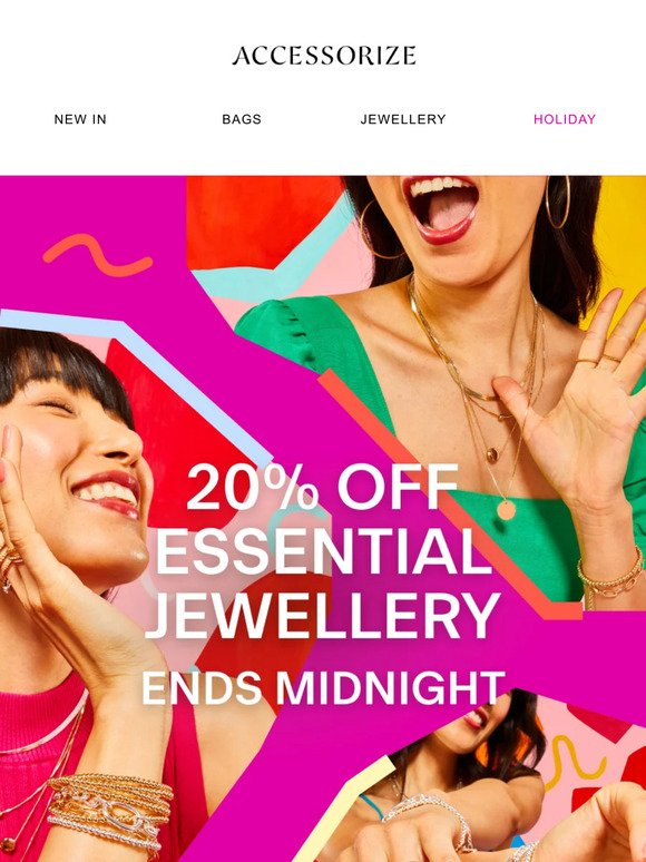 Did you see? 20% off Essential jewellery!