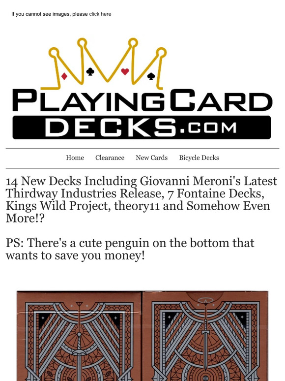 14 New Decks! New Thirdway Industries Decks!