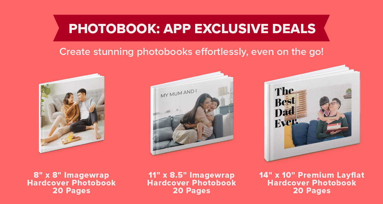 PHOTOBOOK: APP EXCLUSIVE DEALS
