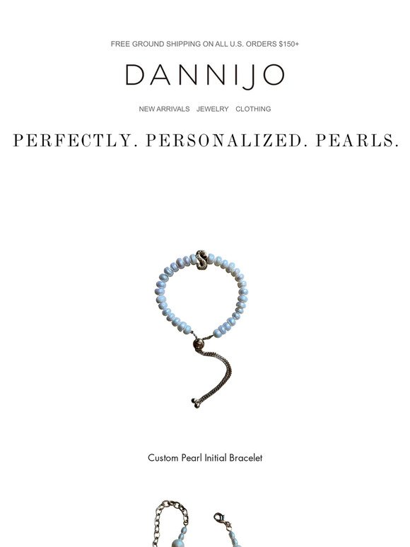 NEW: Pearl-sonalized Necklace & Bracelet