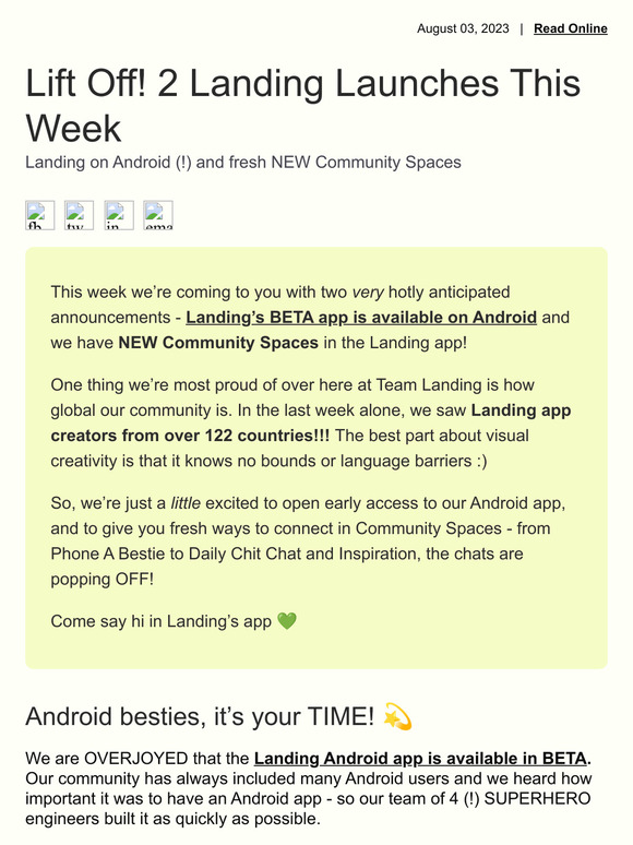 Lift Off! 2 Landing Launches This Week