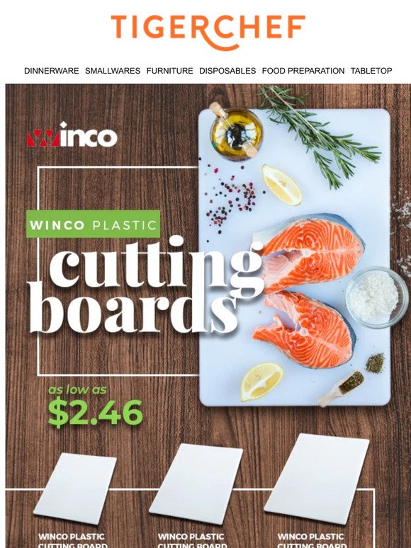 🌞 Hot savings on cutting boards, safety cones, mandolines and more
