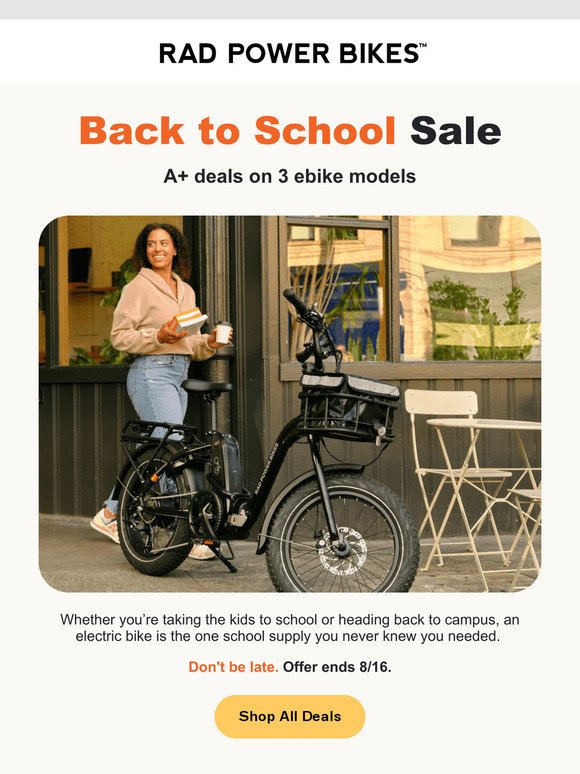Back to School Sale starts now 🏫