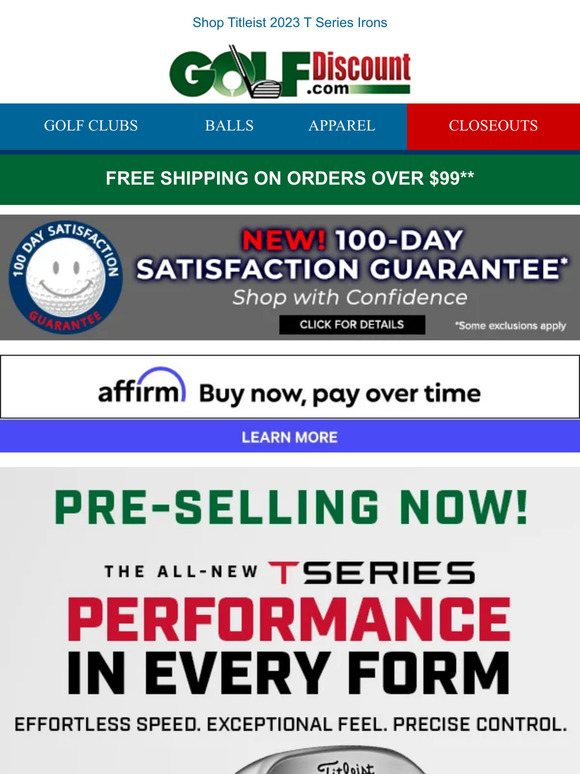 Preorder NEW Titleist 2023 T Series Irons Now!