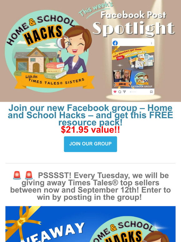 Times Tales Free Printables