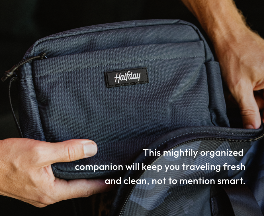 This mightily organized companion will keep you traveling fresh and clean, not to mention smart.