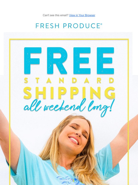 It's on! Free shipping this weekend 🙌