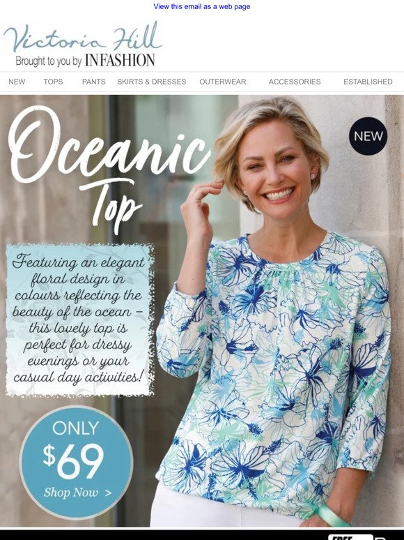 NEW Keep Cool and Look Stylish! | Oceanic Top
