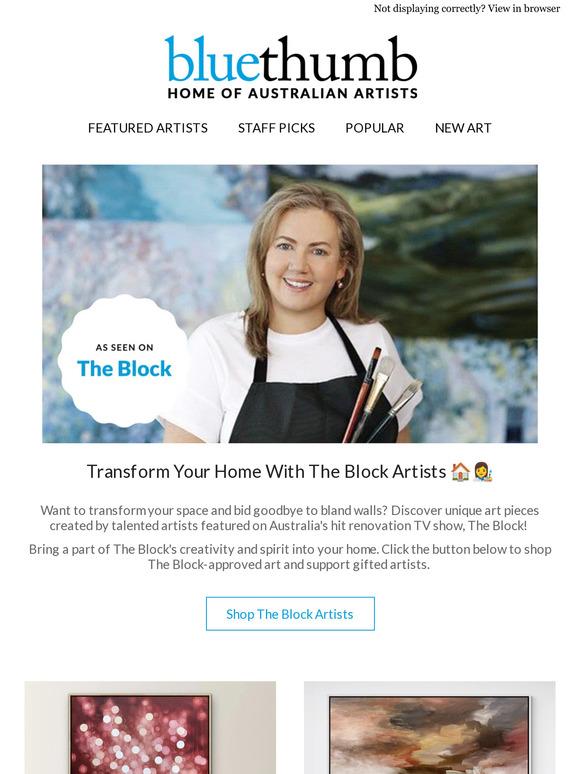 Own a piece of The Block 🏠👩‍🎨