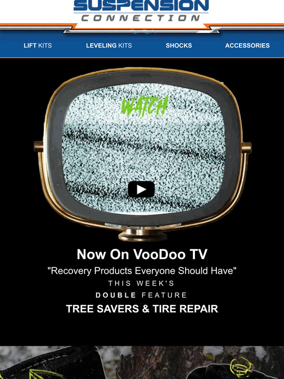 Suspension Connection Now on VooDoo TV 📺 DOUBLE FEATURE! Milled