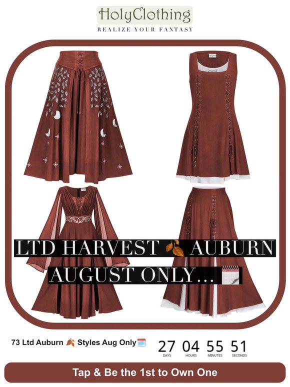 Limited Harvest 🍂 Auburn 💥Aug Drop💥