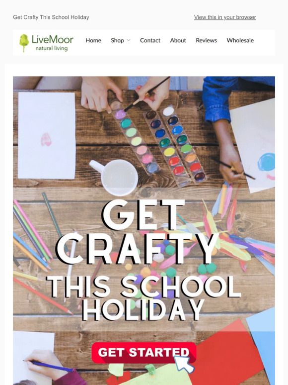 Get Crafty this School Holiday 🎨