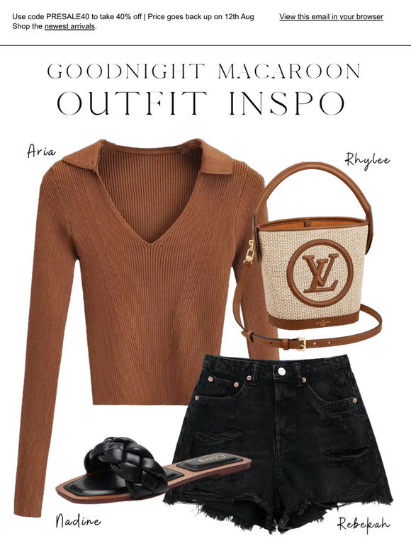 Kaitlan belt bag (Goodnight Macaroon) *Louis Vuitton bum bag dupe
