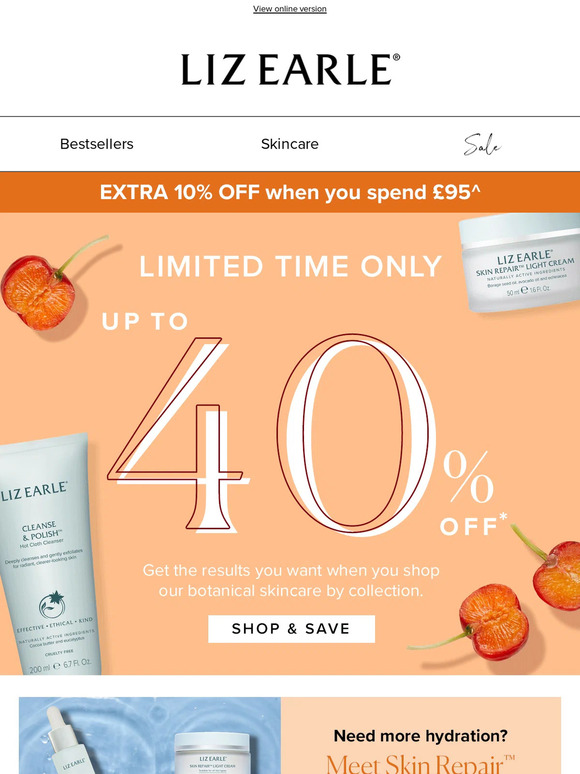 Up to 40% off | Summer SALE continues...