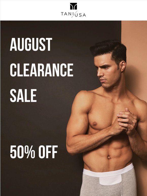 August Clearance Sale: 50% Off  💌 Storewide