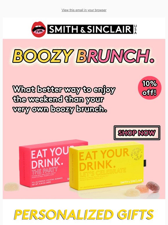 We Love Boozy Brunch 💋