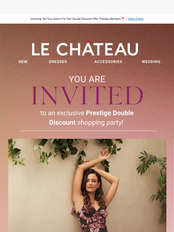 Incoming: Set Your Alarms For Your Double Discount Offer, Prestige Members ⏰